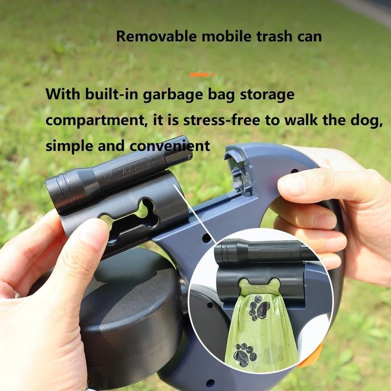 DualGlide™ 360° Swivel Retractable Dog Leash (For 2 Dogs)